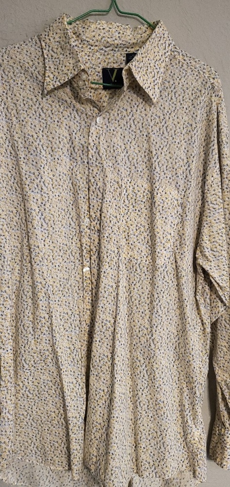 MENS LONG SLEEVE BUTTON UP SHIRT